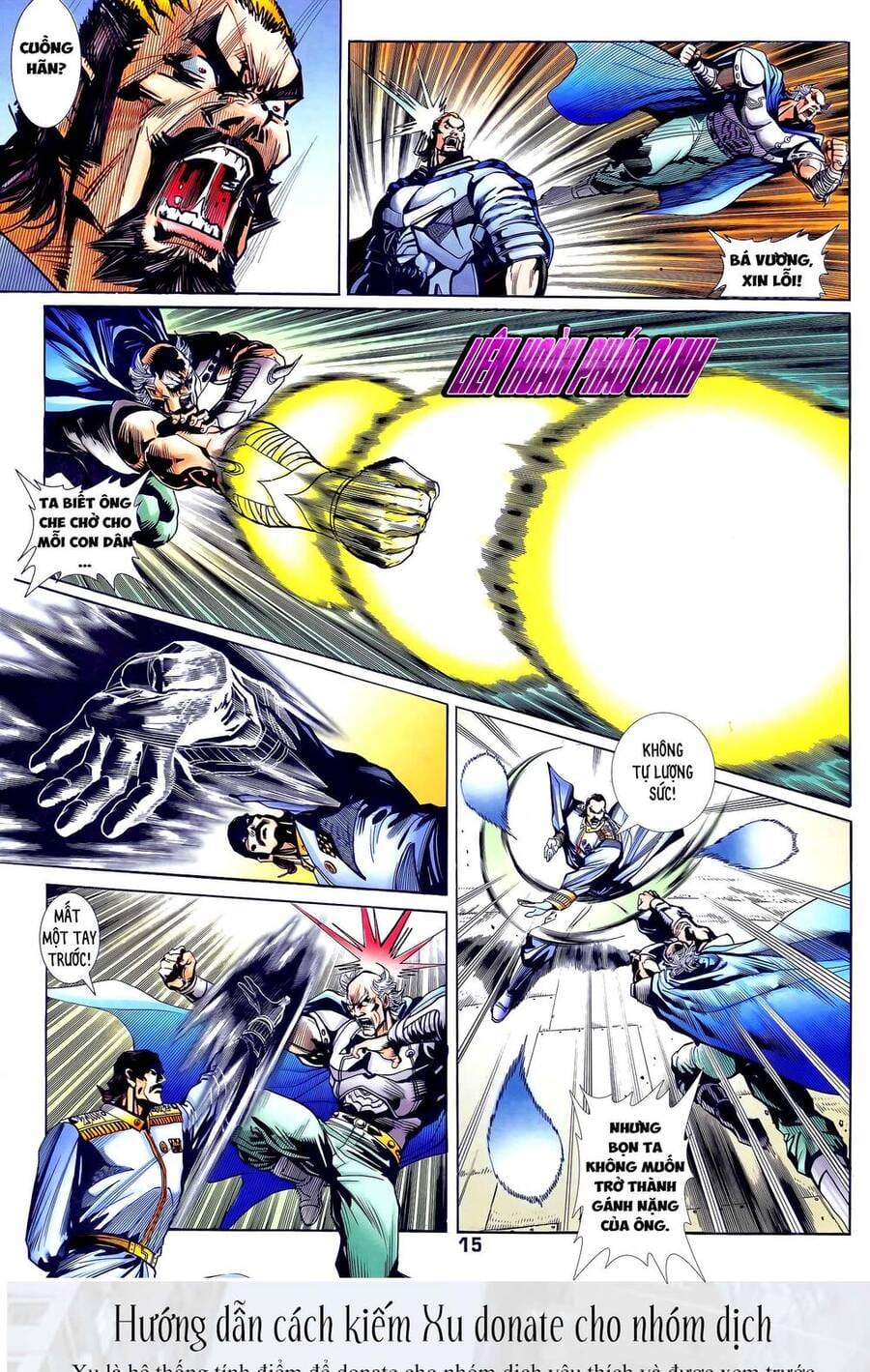 Truyện Tranh Long Hổ 5 Thế trang 8