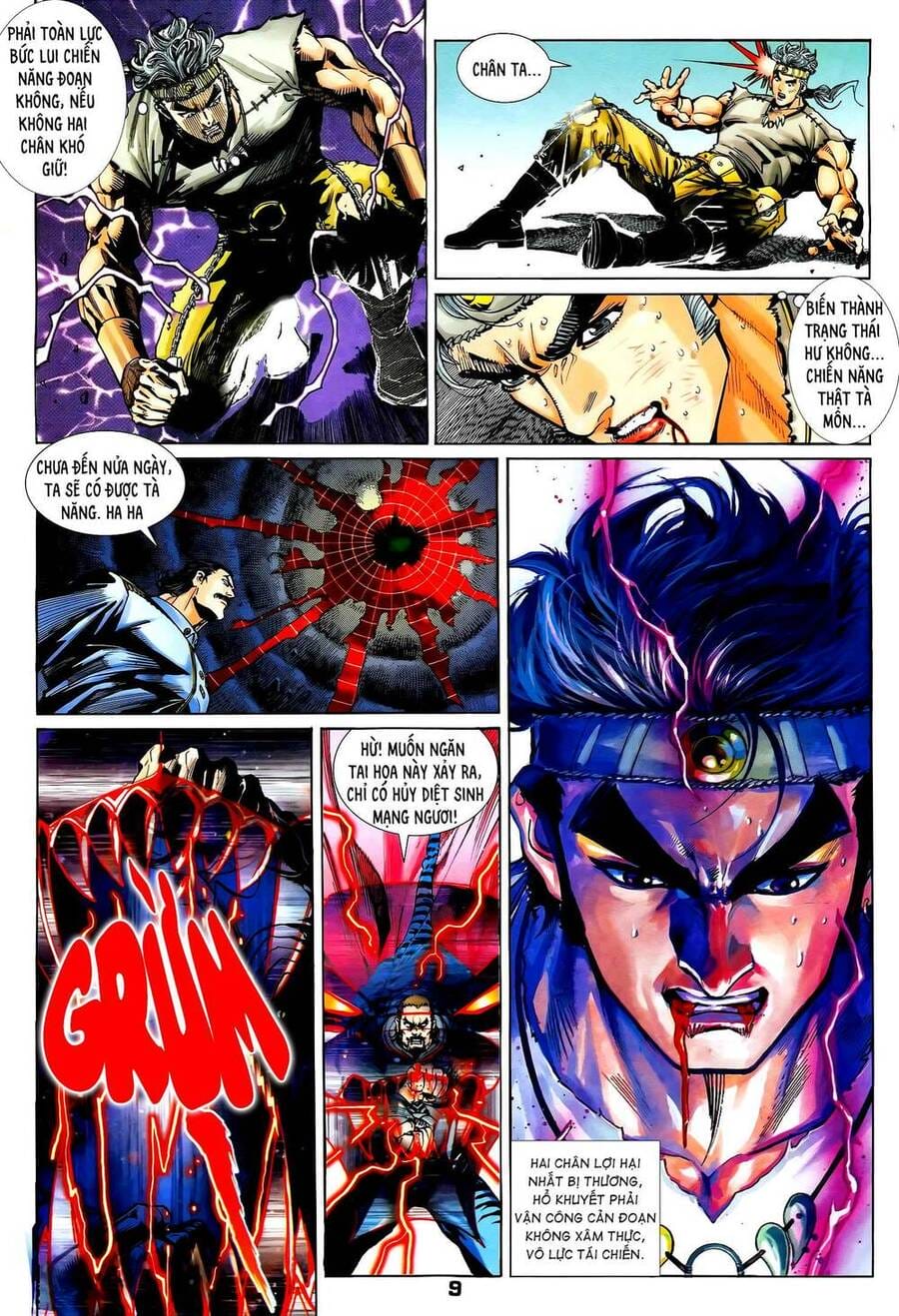 Truyện Tranh Long Hổ 5 Thế trang 8