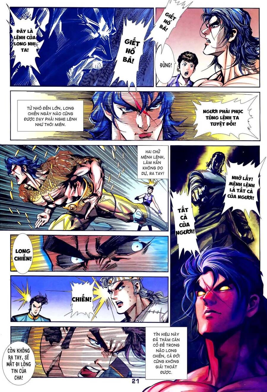 Truyện Tranh Long Hổ 5 Thế trang 8