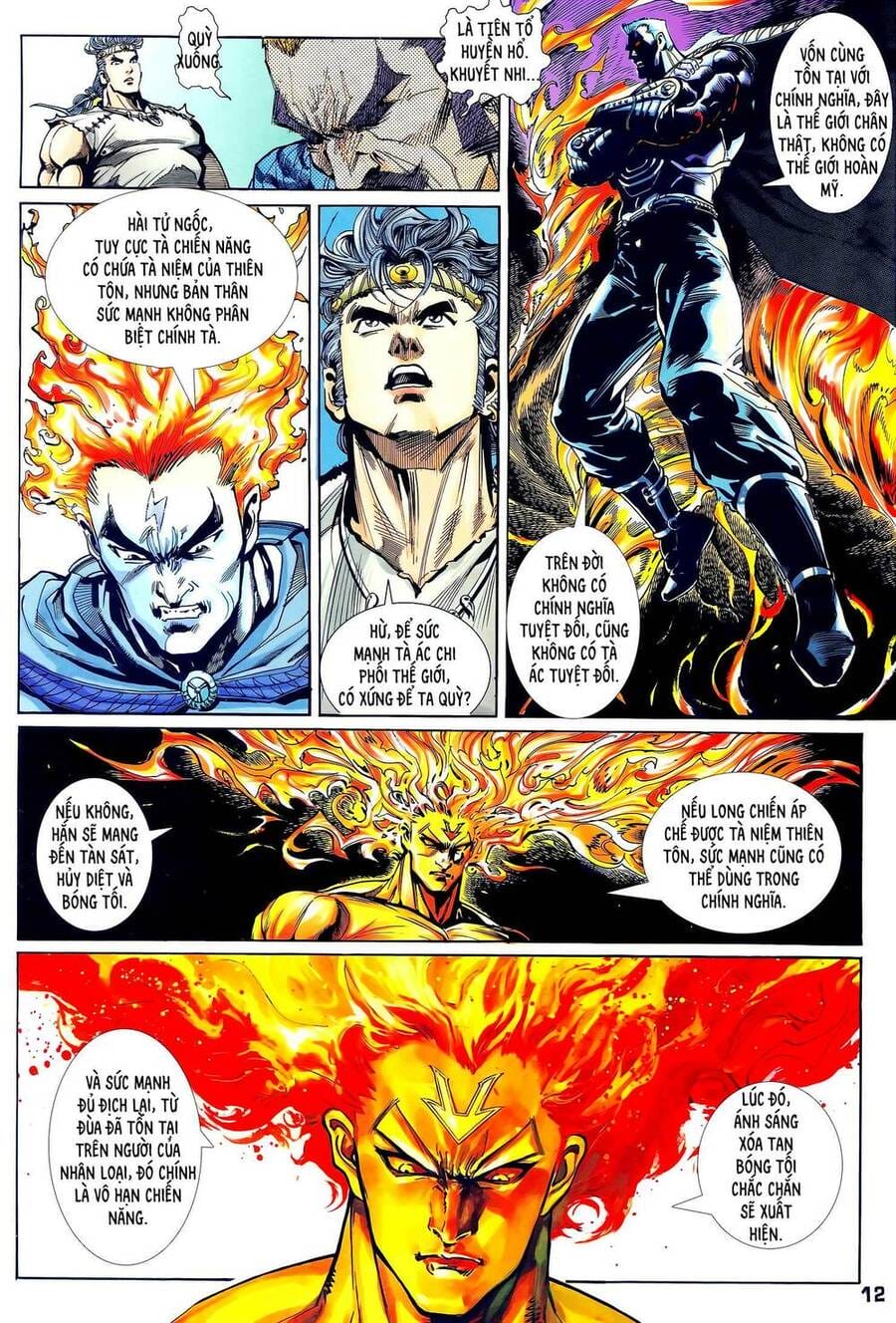 Truyện Tranh Long Hổ 5 Thế trang 8