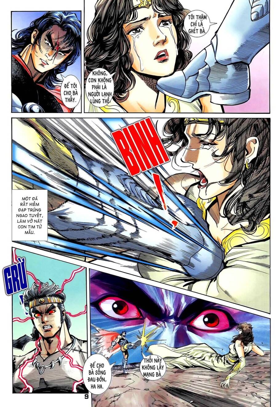 Truyện Tranh Long Hổ 5 Thế trang 8
