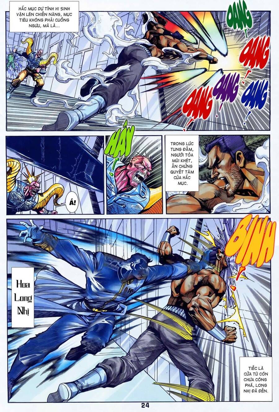 Truyện Tranh Long Hổ 5 Thế trang 8