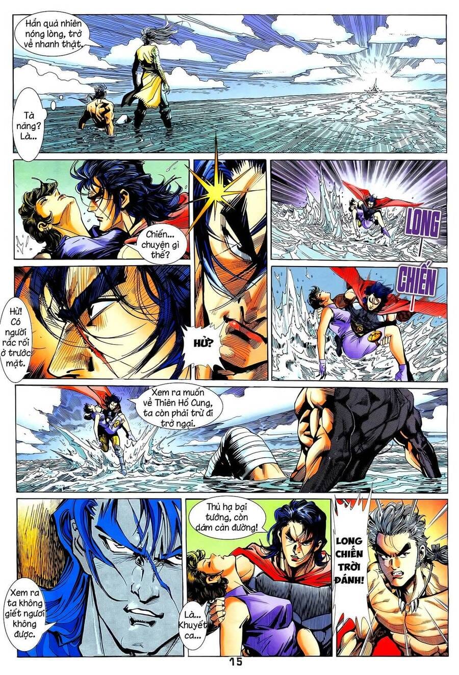 Truyện Tranh Long Hổ 5 Thế trang 8
