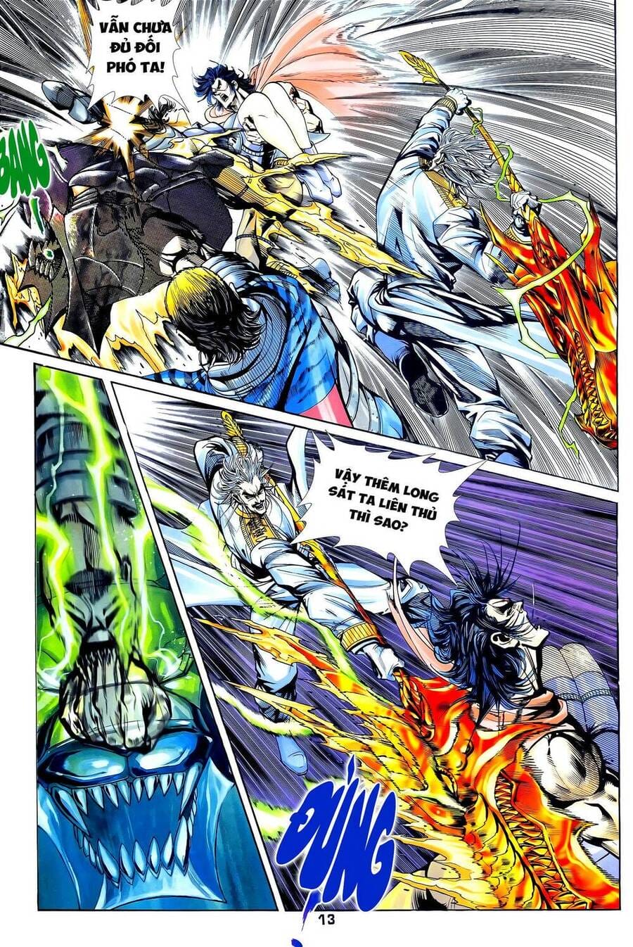 Truyện Tranh Long Hổ 5 Thế trang 8