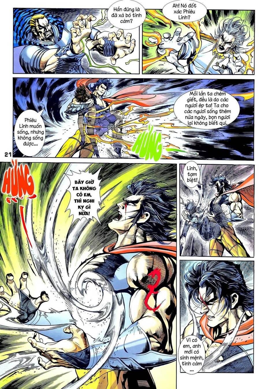 Truyện Tranh Long Hổ 5 Thế trang 8