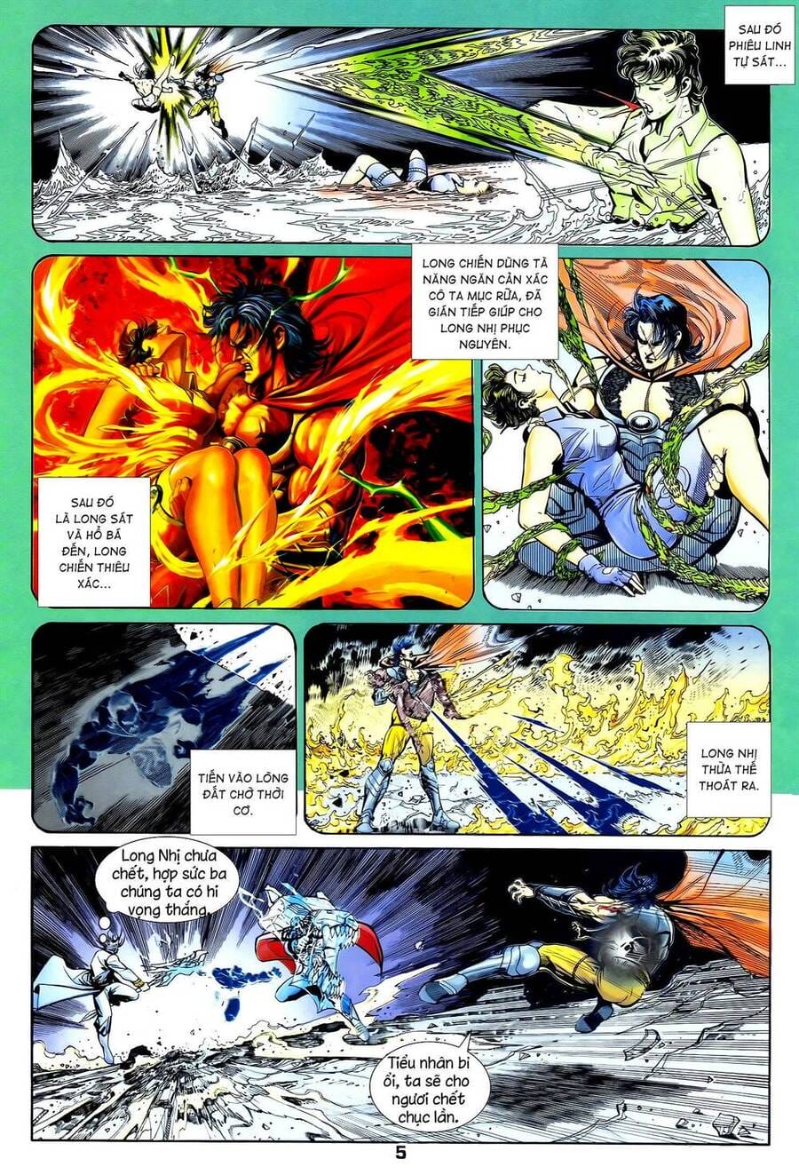 Truyện Tranh Long Hổ 5 Thế trang 8