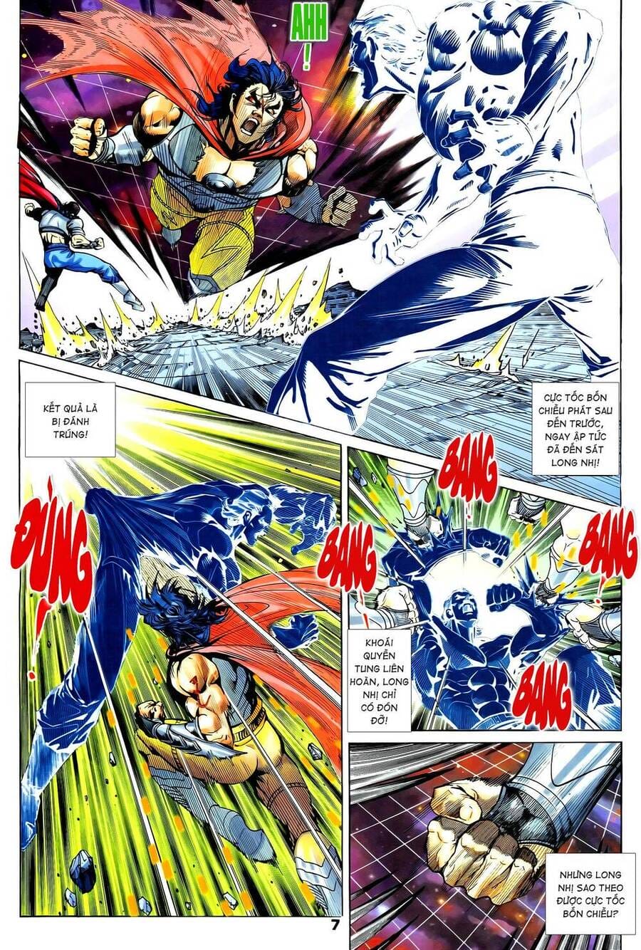 Truyện Tranh Long Hổ 5 Thế trang 8