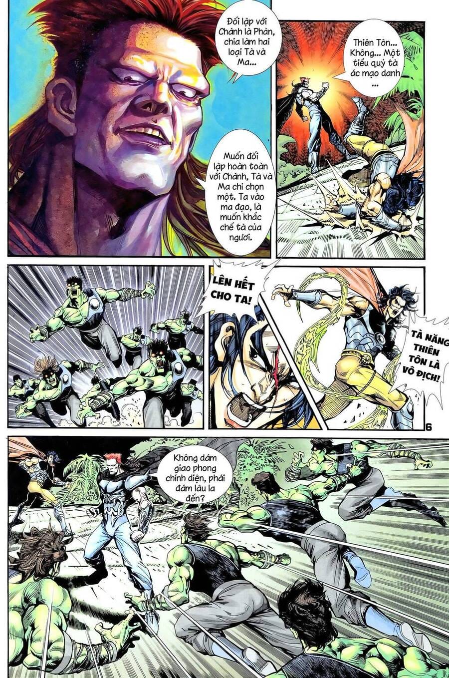 Truyện Tranh Long Hổ 5 Thế trang 8