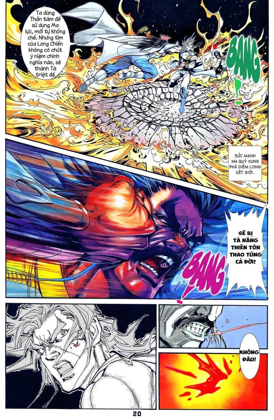 Truyện Tranh Long Hổ 5 Thế trang 8
