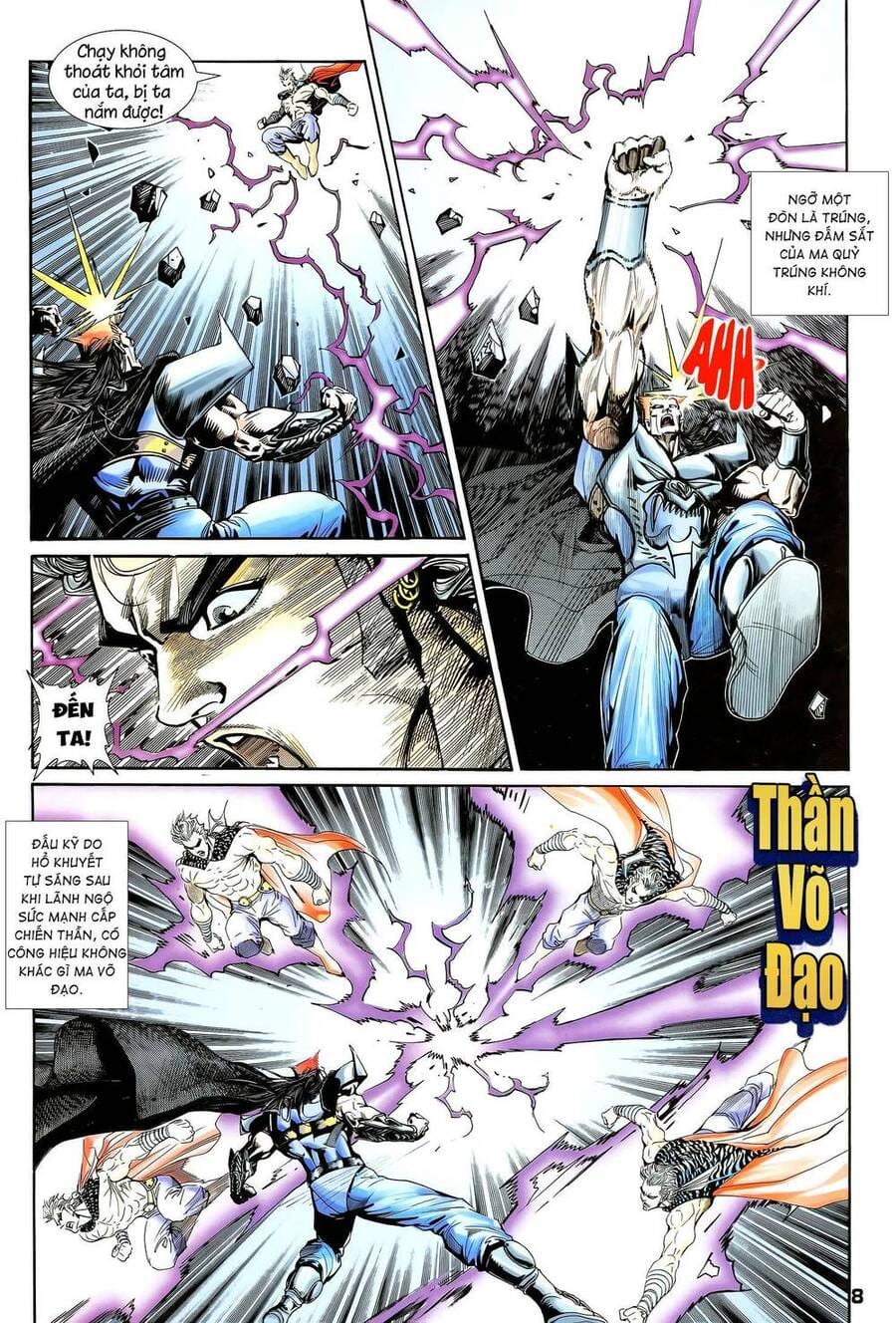 Truyện Tranh Long Hổ 5 Thế trang 8