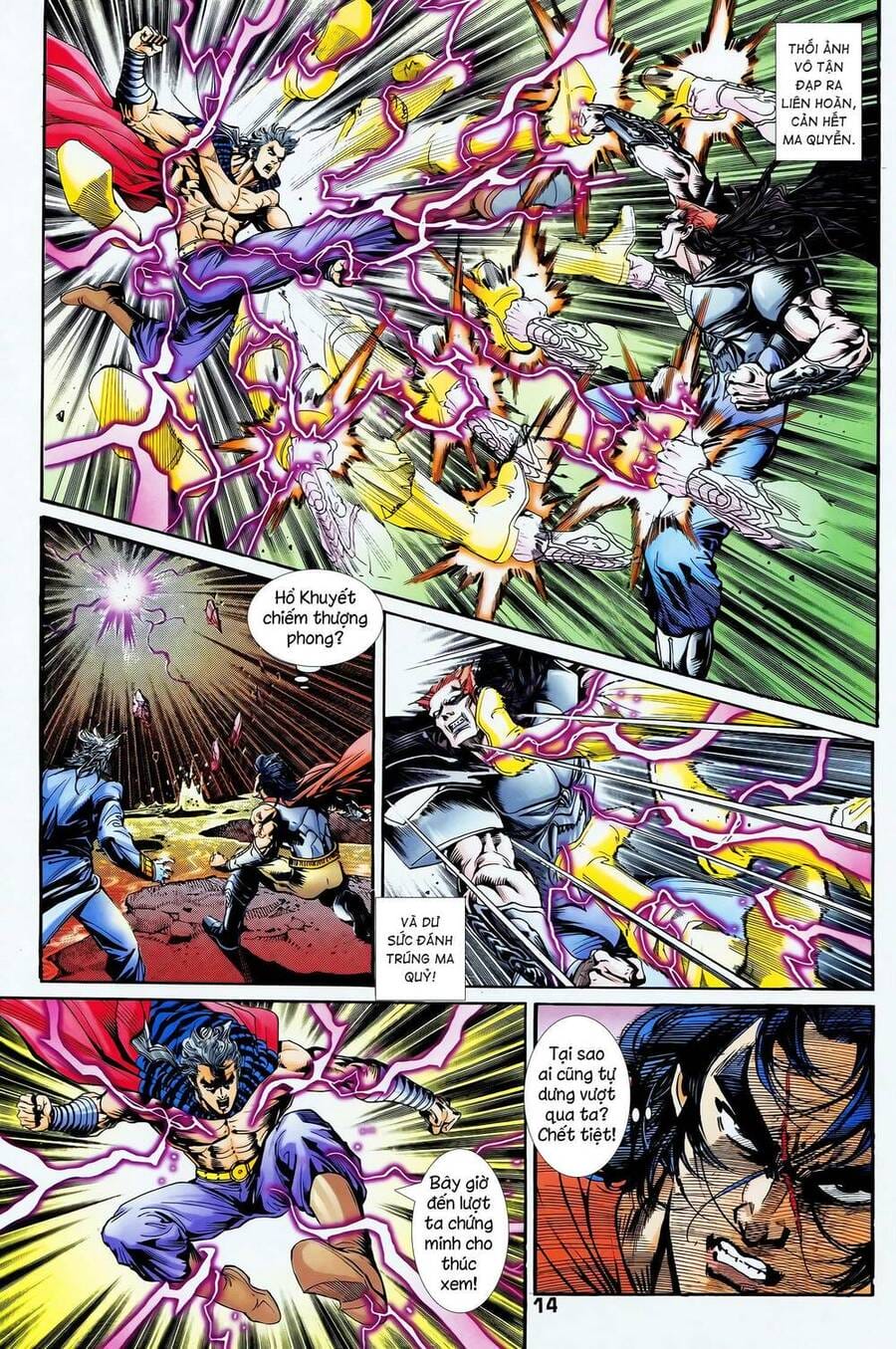 Truyện Tranh Long Hổ 5 Thế trang 8