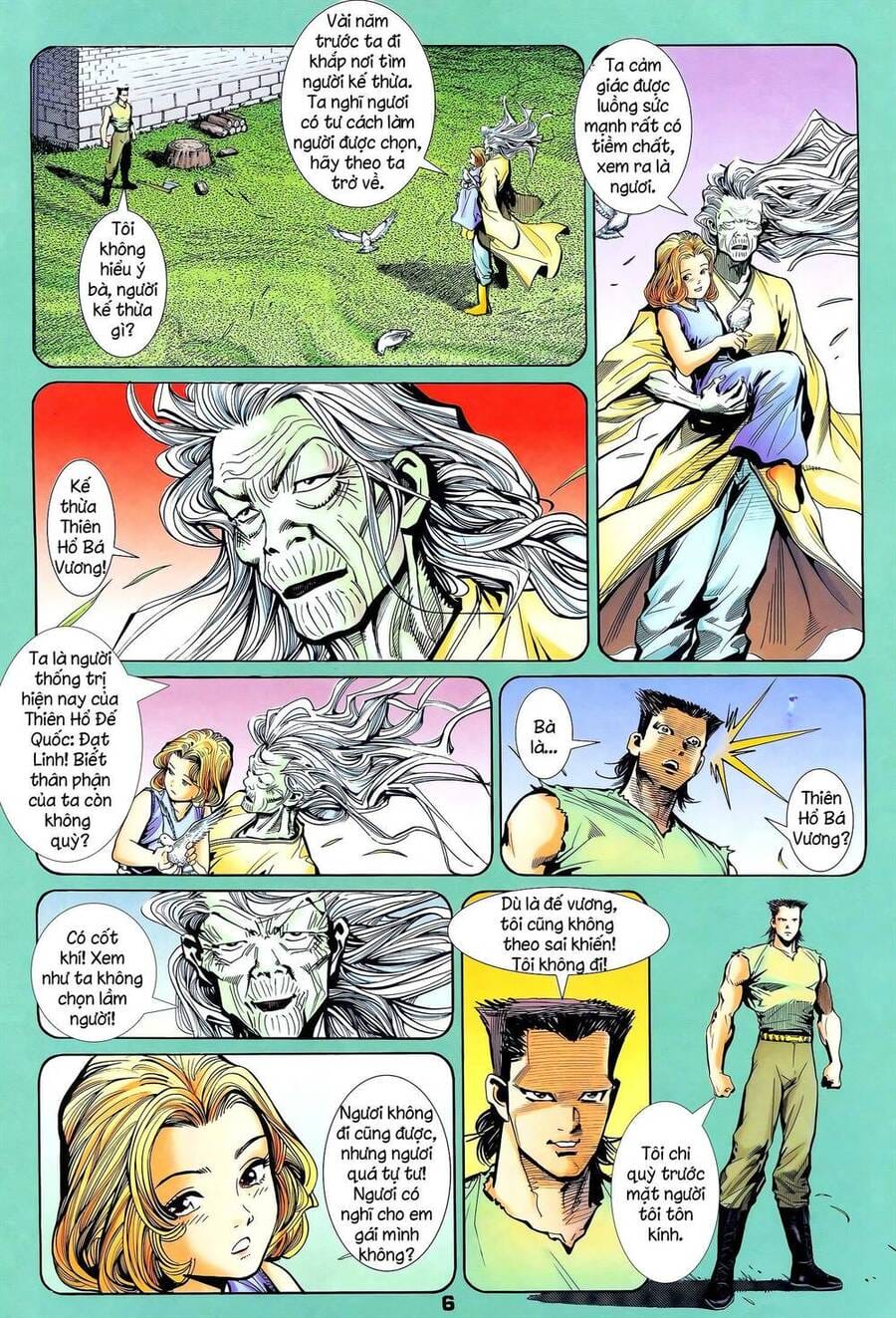 Truyện Tranh Long Hổ 5 Thế trang 8