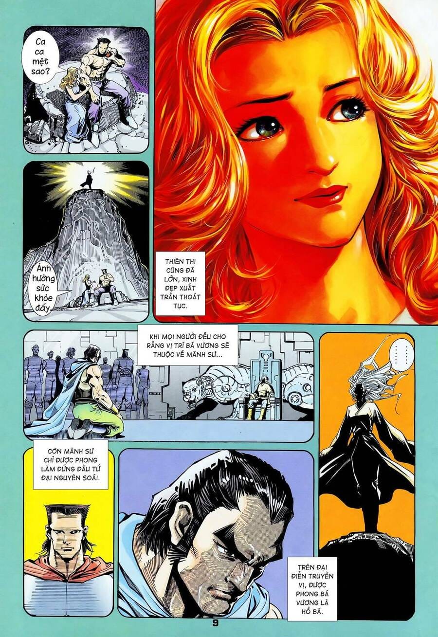 Truyện Tranh Long Hổ 5 Thế trang 8