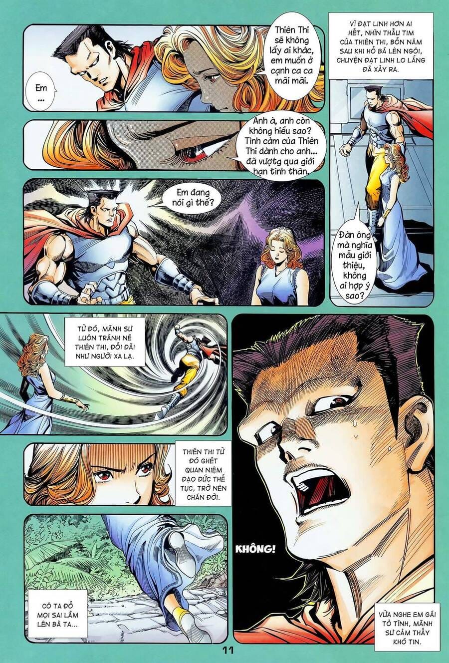 Truyện Tranh Long Hổ 5 Thế trang 8