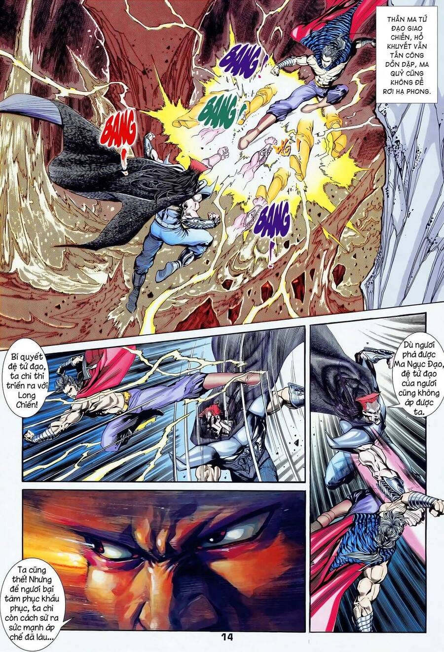 Truyện Tranh Long Hổ 5 Thế trang 8