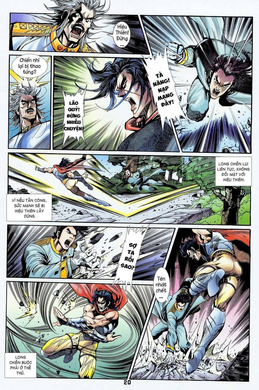 Truyện Tranh Long Hổ 5 Thế trang 8