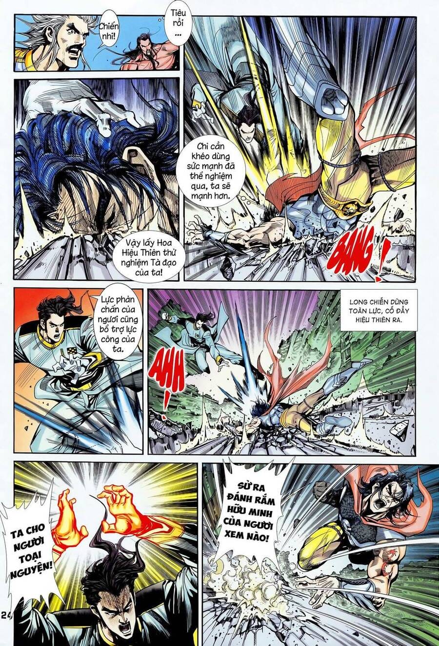 Truyện Tranh Long Hổ 5 Thế trang 8