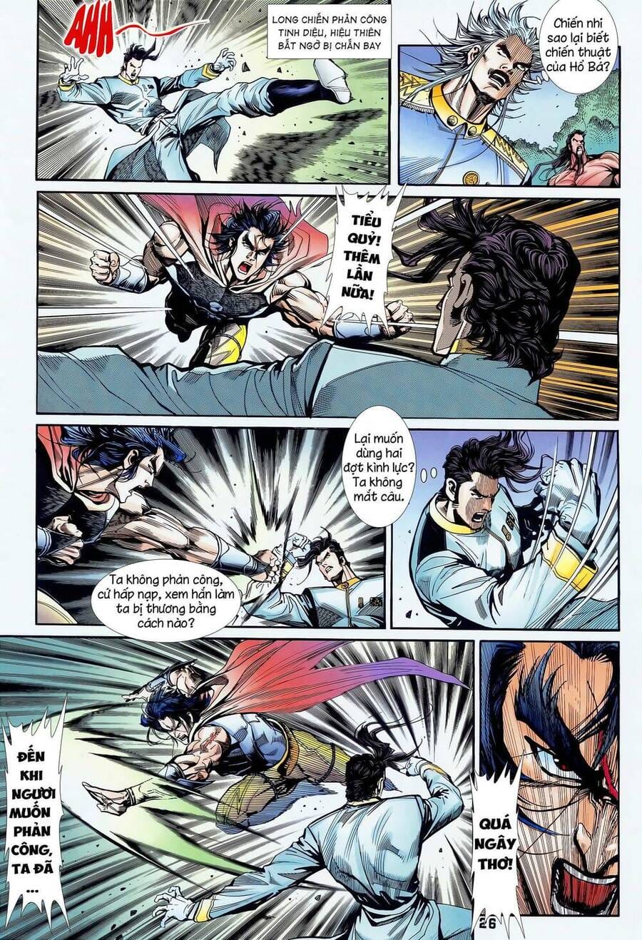Truyện Tranh Long Hổ 5 Thế trang 8