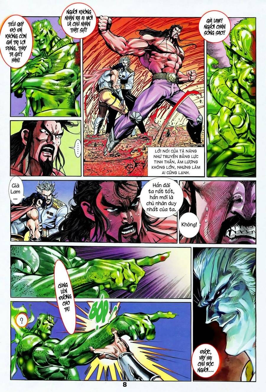 Truyện Tranh Long Hổ 5 Thế trang 8