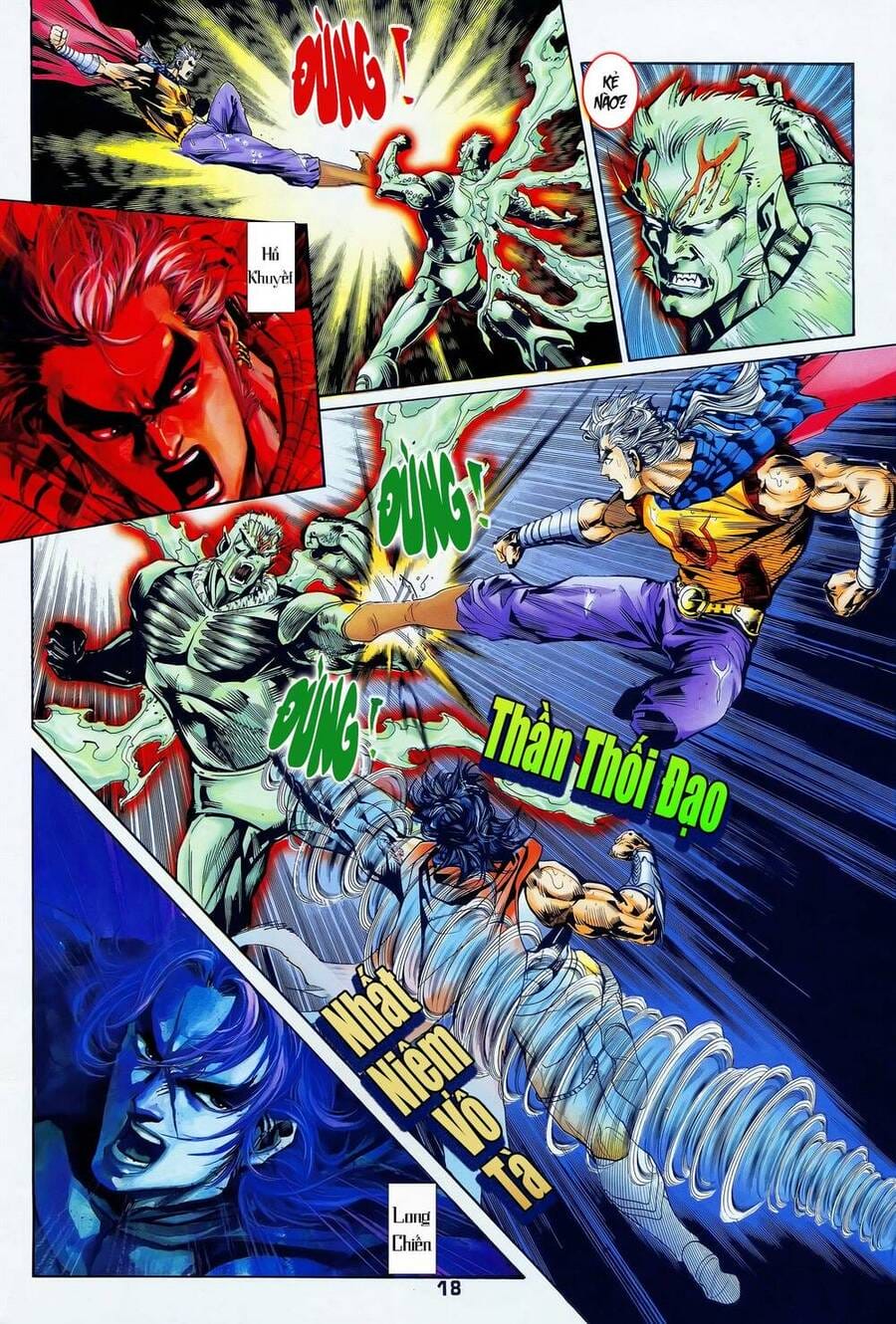 Truyện Tranh Long Hổ 5 Thế trang 8