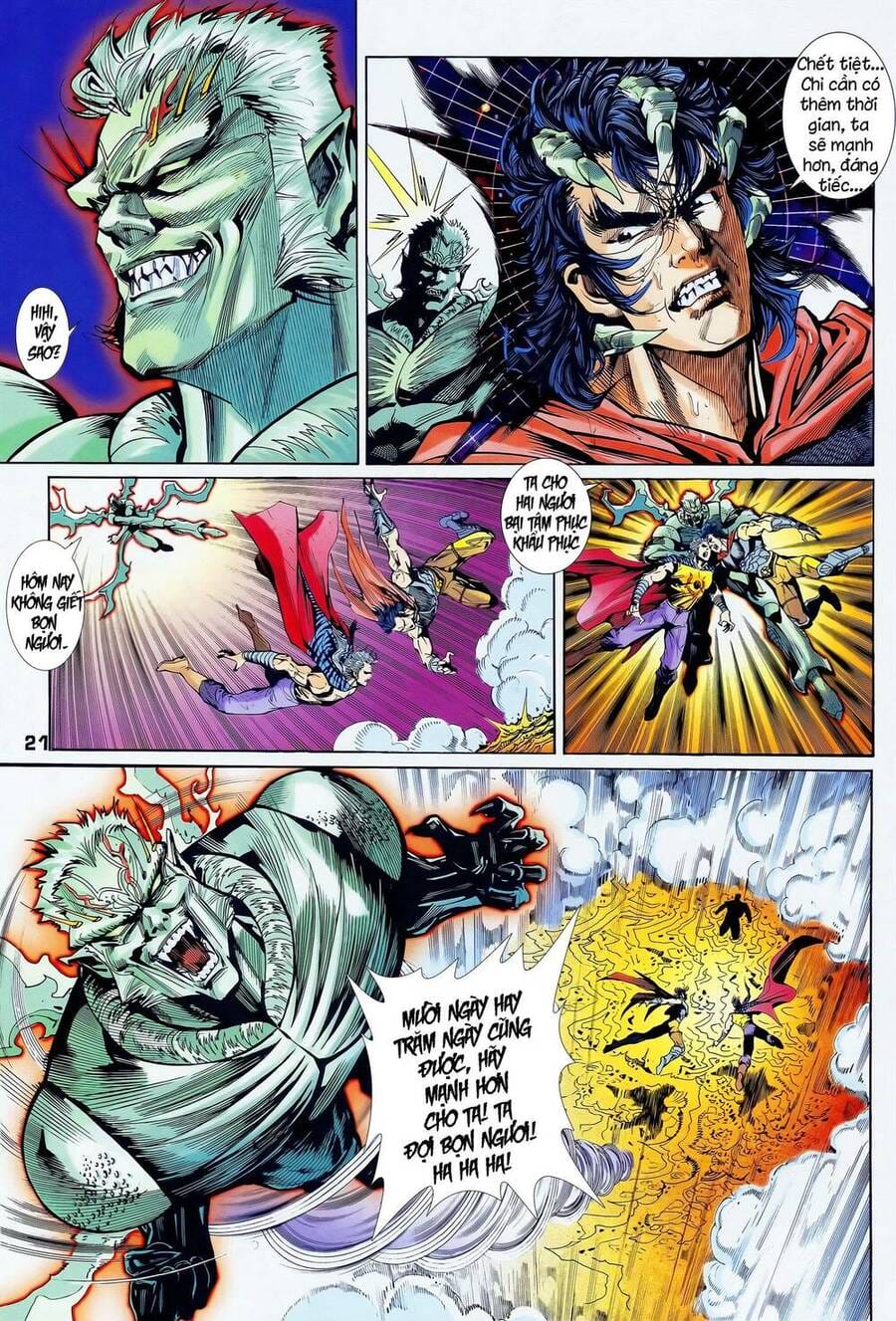 Truyện Tranh Long Hổ 5 Thế trang 8