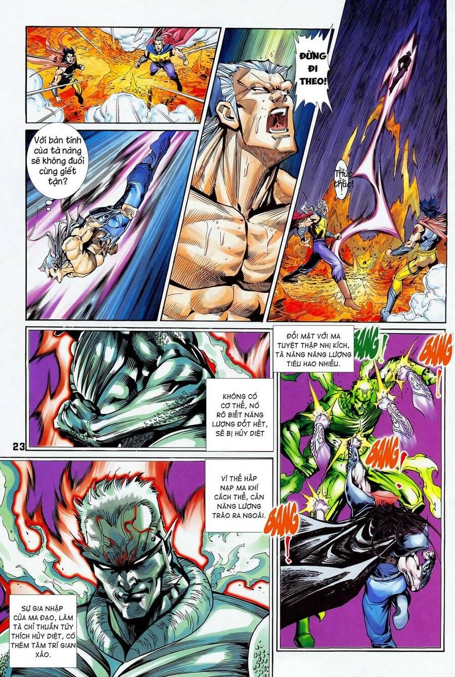 Truyện Tranh Long Hổ 5 Thế trang 8