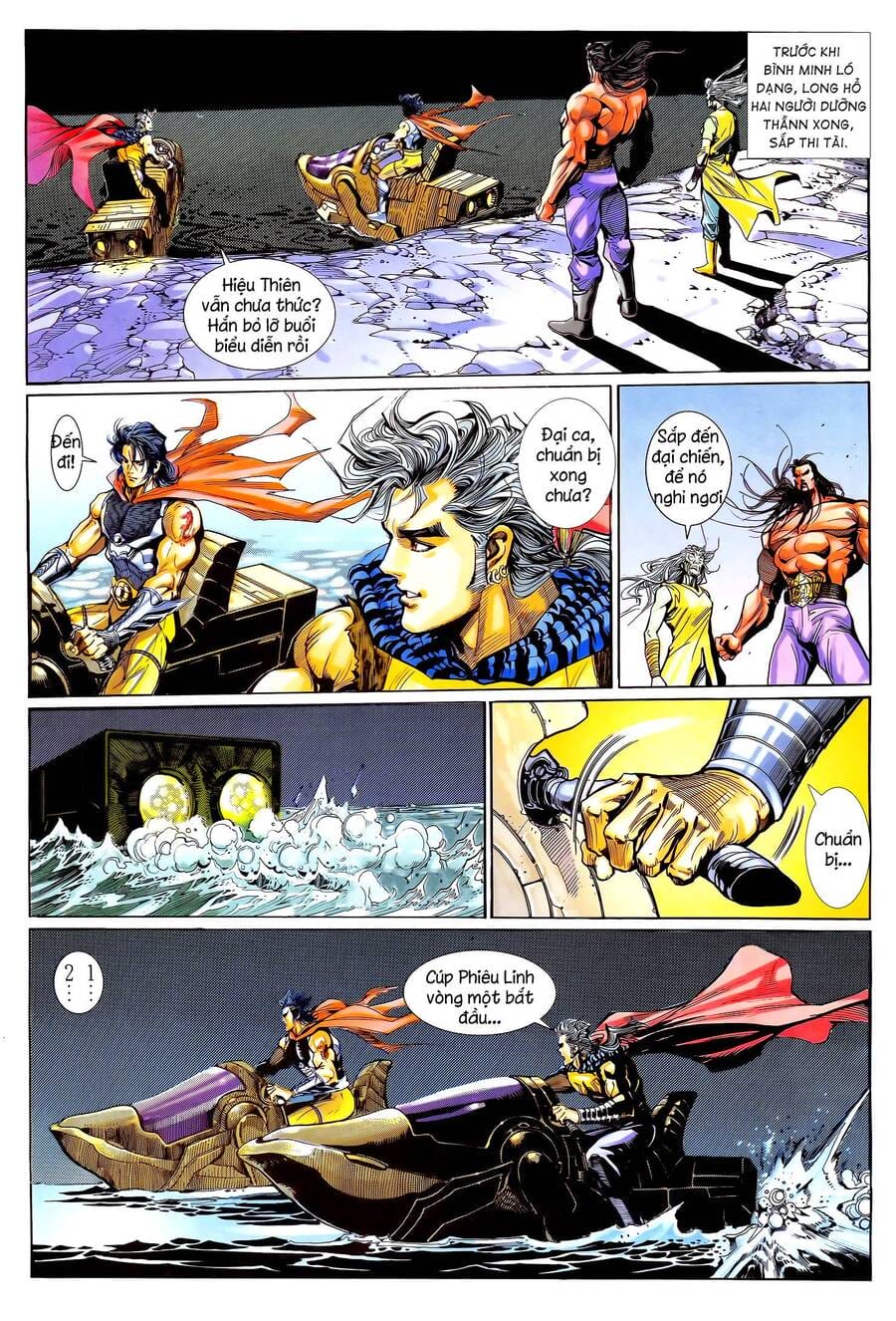 Truyện Tranh Long Hổ 5 Thế trang 8