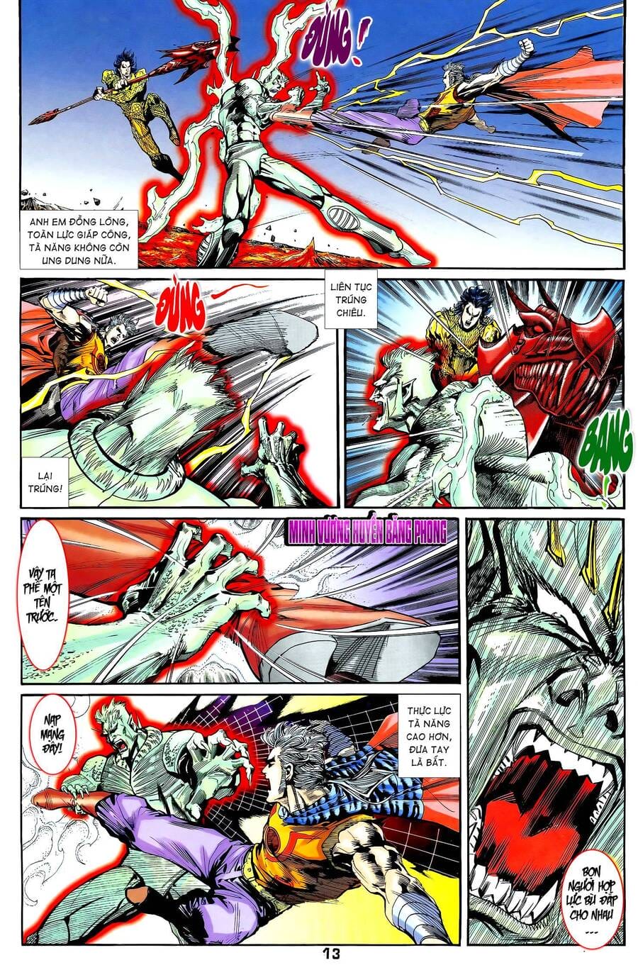 Truyện Tranh Long Hổ 5 Thế trang 8