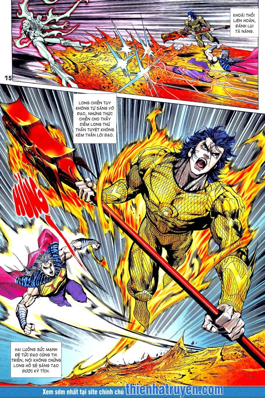 Truyện Tranh Long Hổ 5 Thế trang 8