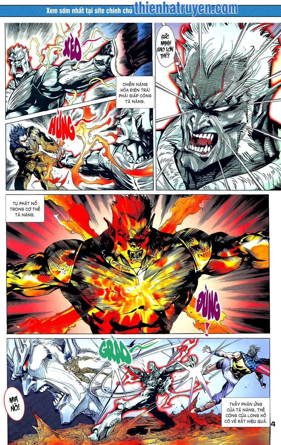 Truyện Tranh Long Hổ 5 Thế trang 8