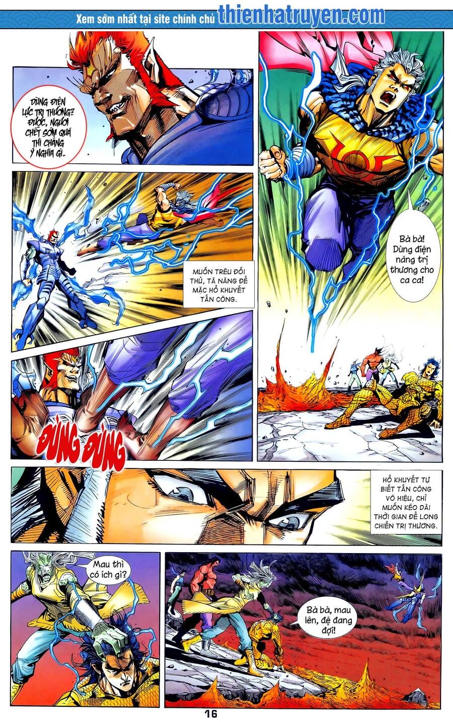 Truyện Tranh Long Hổ 5 Thế trang 8