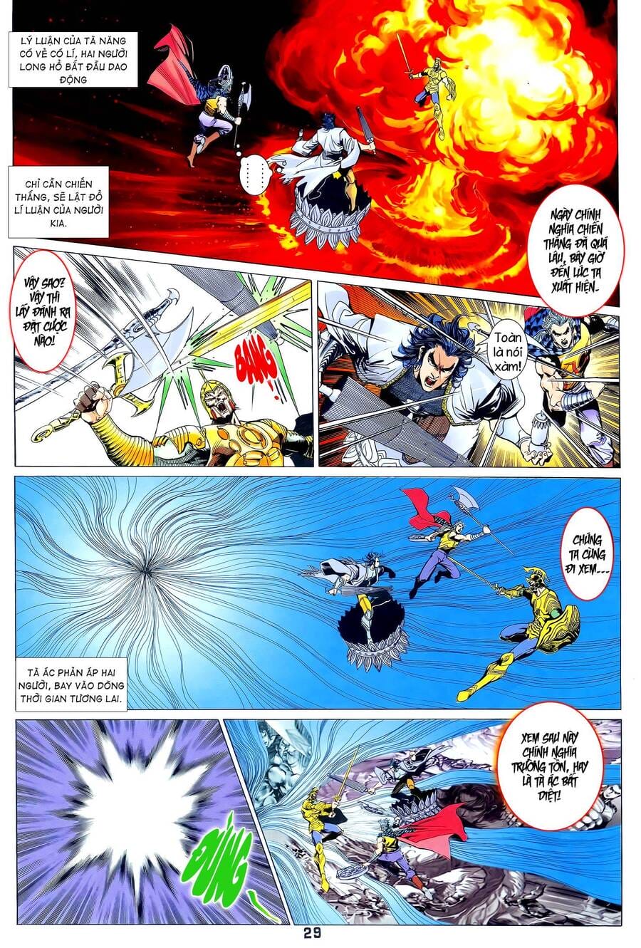Truyện Tranh Long Hổ 5 Thế trang 8