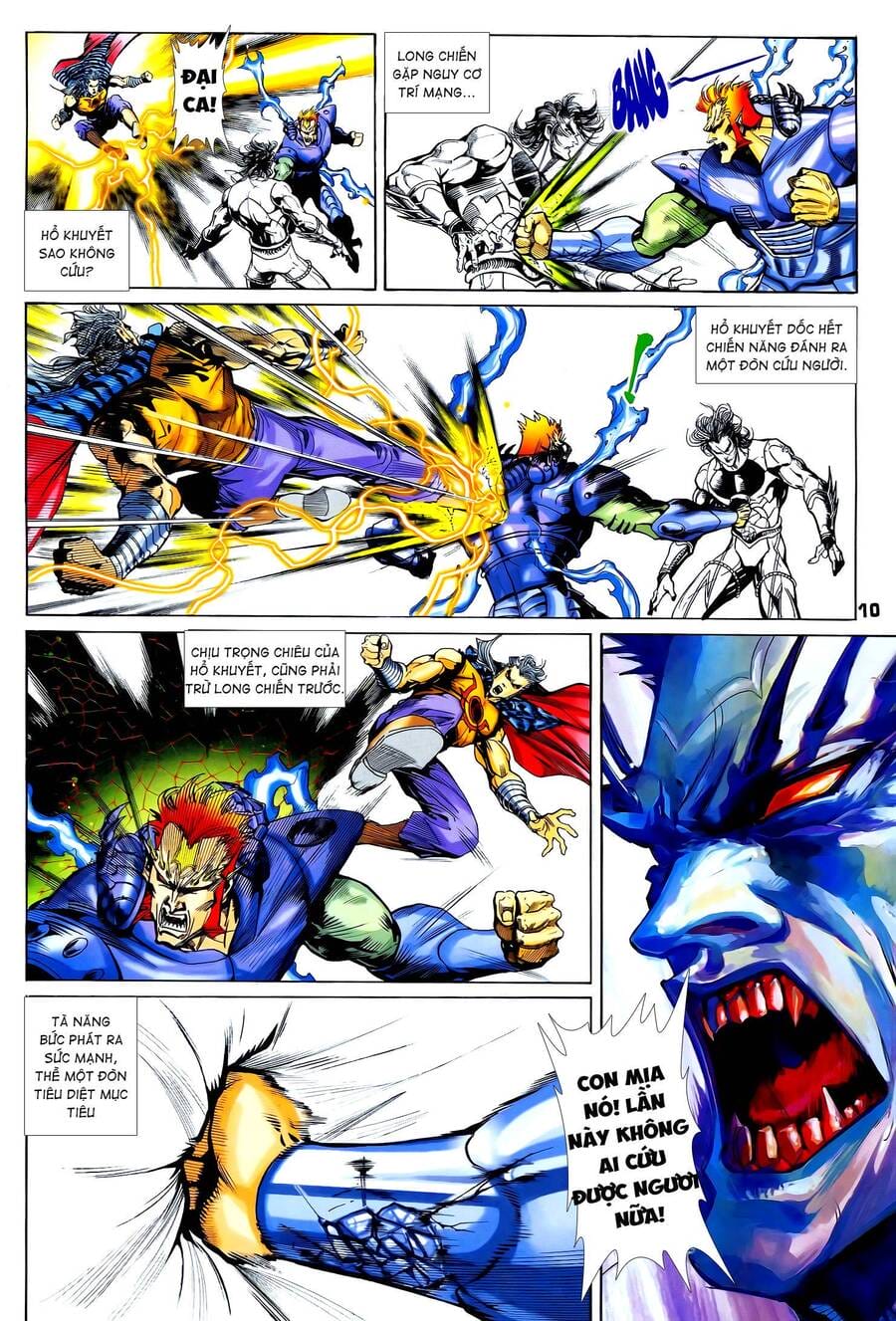Truyện Tranh Long Hổ 5 Thế trang 8