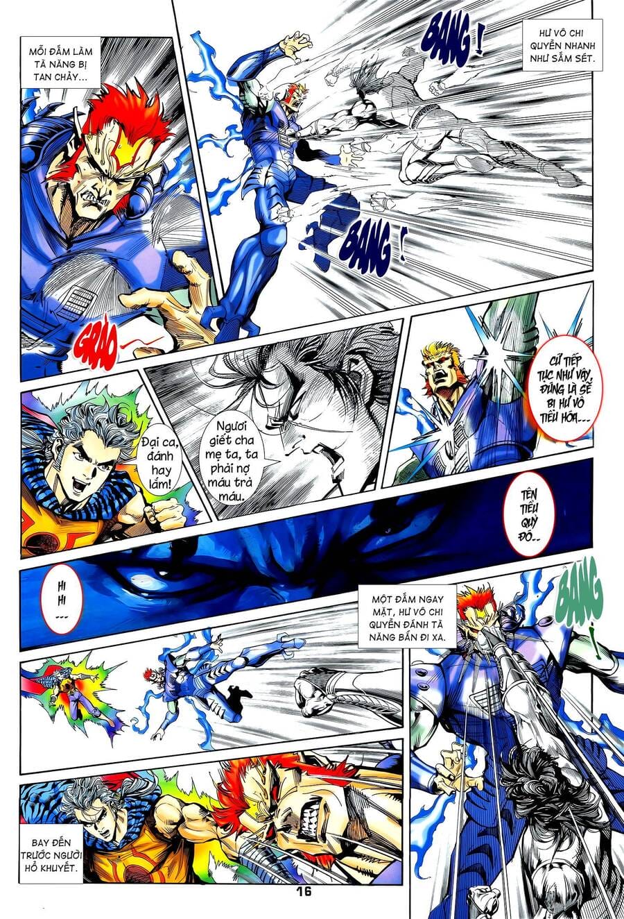 Truyện Tranh Long Hổ 5 Thế trang 8