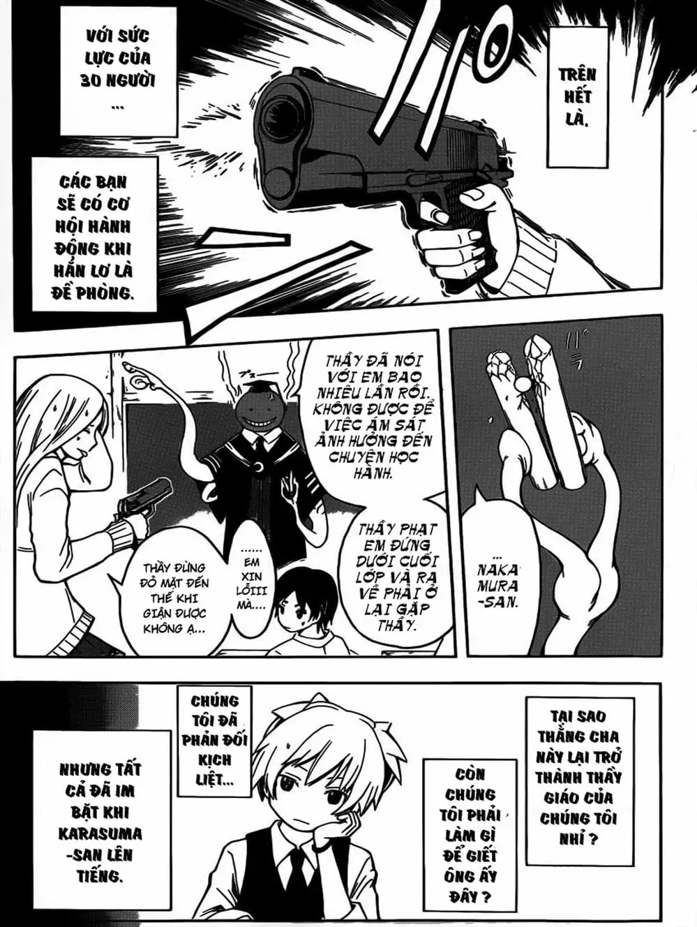 Truyện Tranh Lớp Học Ám Sát - Ansatsu Kyoushitsu trang 5