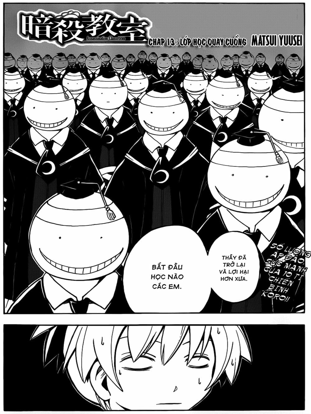 Truyện Tranh Lớp Học Ám Sát - Ansatsu Kyoushitsu trang 5