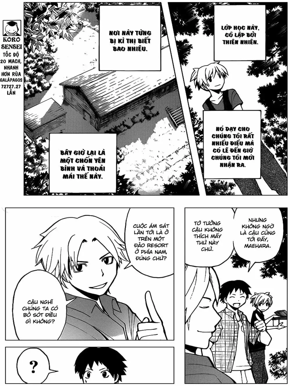 Truyện Tranh Lớp Học Ám Sát - Ansatsu Kyoushitsu trang 5