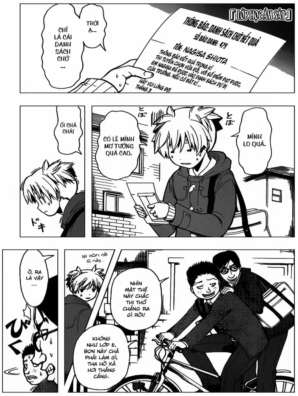 Truyện Tranh Lớp Học Ám Sát - Ansatsu Kyoushitsu trang 5