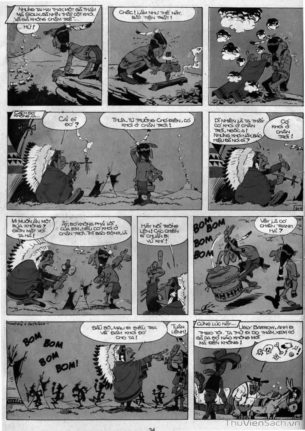 Truyện Tranh Cuộc Phiêu Lưu Kỳ Thú Của Lucky Luke trang 3