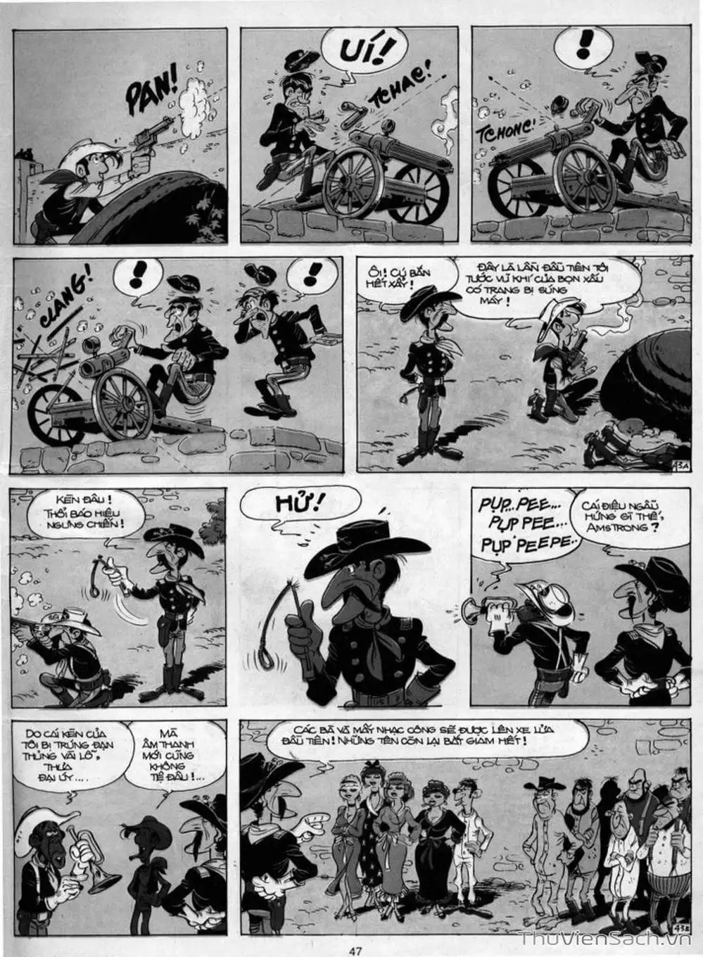 Truyện Tranh Cuộc Phiêu Lưu Kỳ Thú Của Lucky Luke trang 3