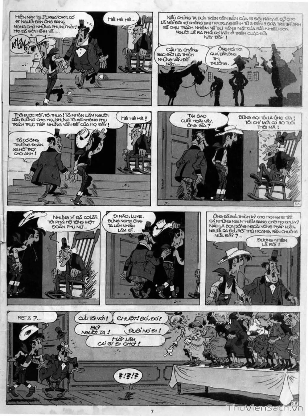 Truyện Tranh Cuộc Phiêu Lưu Kỳ Thú Của Lucky Luke trang 3