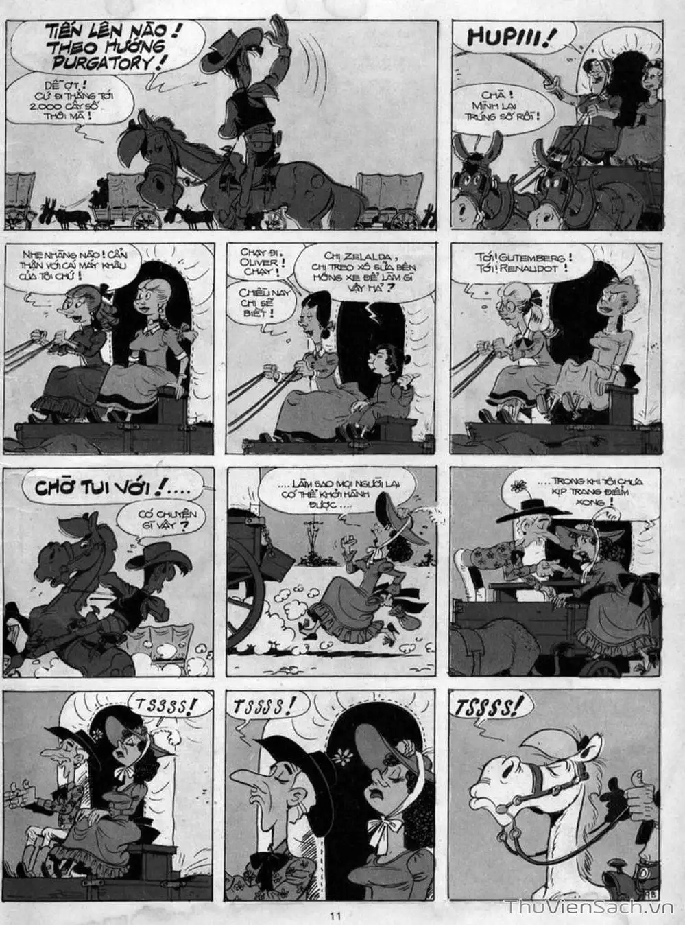 Truyện Tranh Cuộc Phiêu Lưu Kỳ Thú Của Lucky Luke trang 3