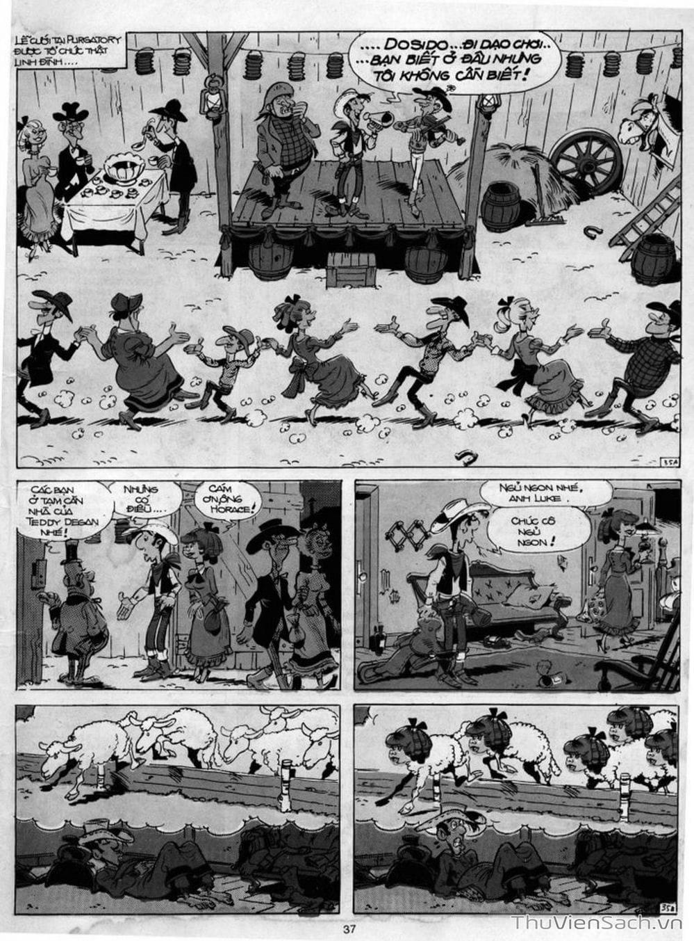 Truyện Tranh Cuộc Phiêu Lưu Kỳ Thú Của Lucky Luke trang 3
