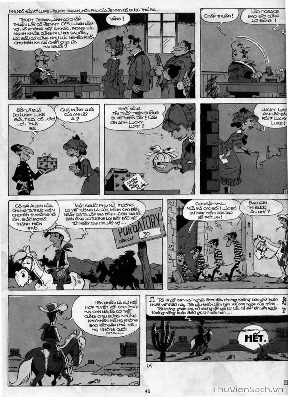 Truyện Tranh Cuộc Phiêu Lưu Kỳ Thú Của Lucky Luke trang 3