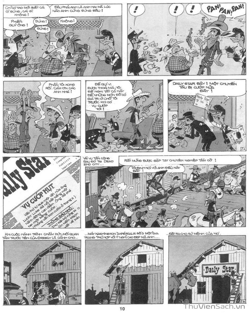 Truyện Tranh Cuộc Phiêu Lưu Kỳ Thú Của Lucky Luke trang 3