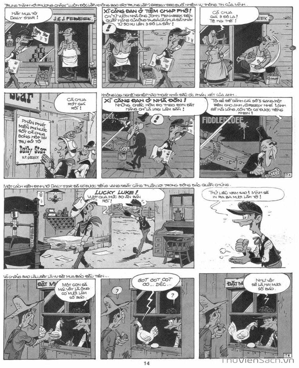 Truyện Tranh Cuộc Phiêu Lưu Kỳ Thú Của Lucky Luke trang 3