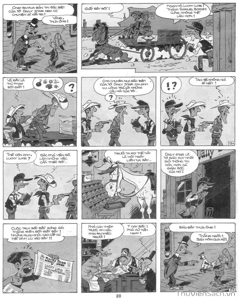 Truyện Tranh Cuộc Phiêu Lưu Kỳ Thú Của Lucky Luke trang 3