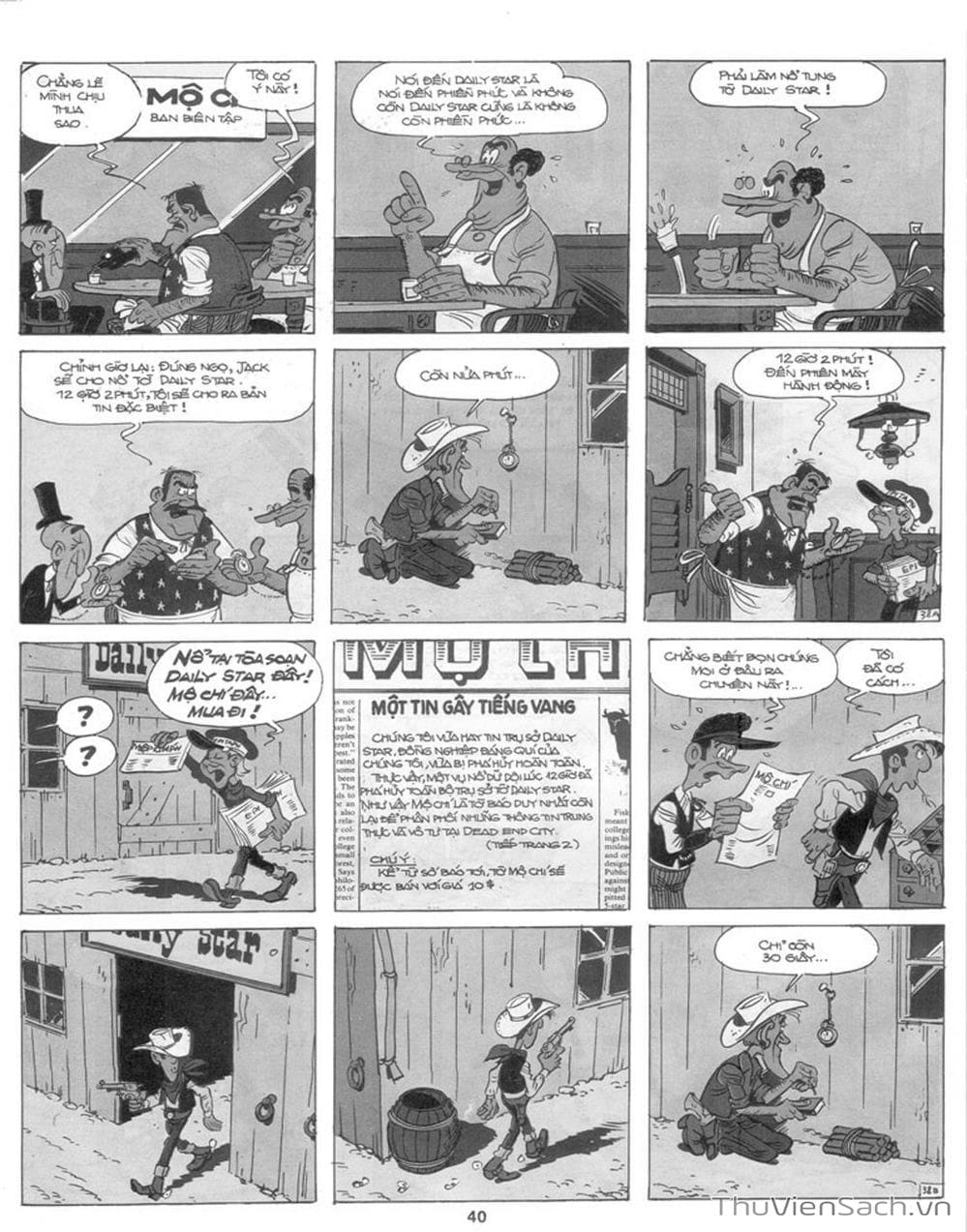 Truyện Tranh Cuộc Phiêu Lưu Kỳ Thú Của Lucky Luke trang 3