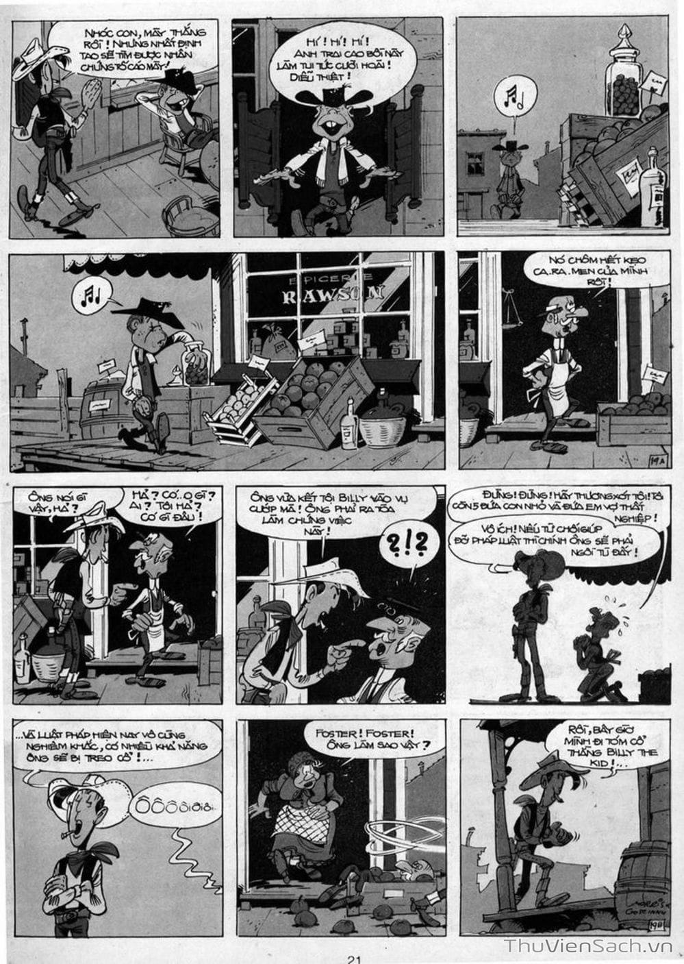 Truyện Tranh Cuộc Phiêu Lưu Kỳ Thú Của Lucky Luke trang 3