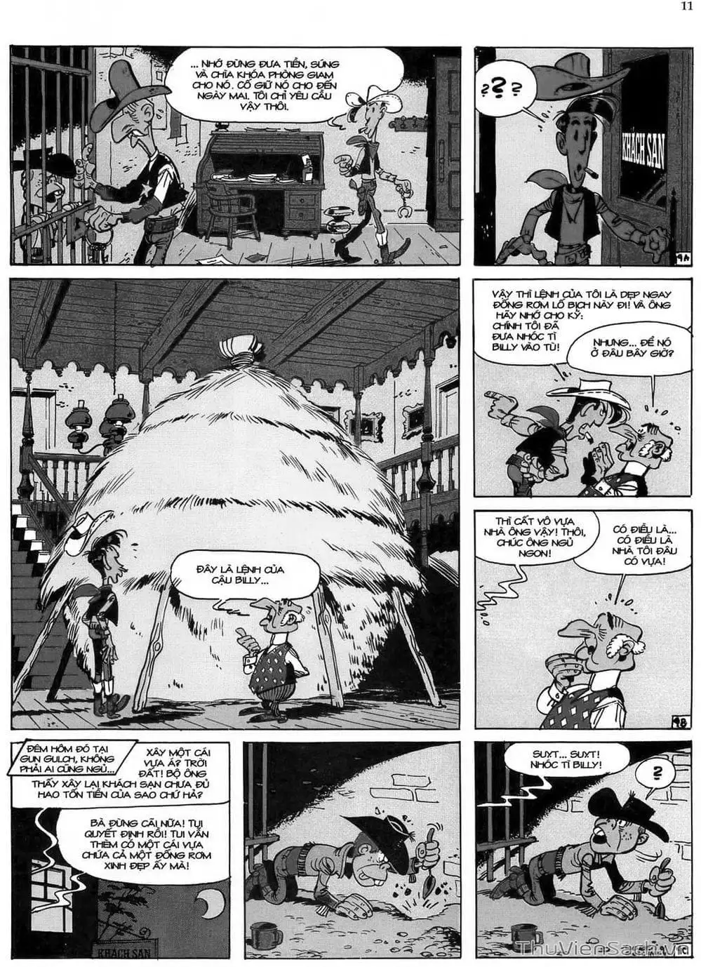 Truyện Tranh Cuộc Phiêu Lưu Kỳ Thú Của Lucky Luke trang 3